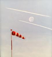 Wind Sock and Moon by Stephen Jacobson